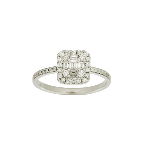 Anello Giorgio Visconti Magic con Diamanti taglio brillante e Carrè ABX16953