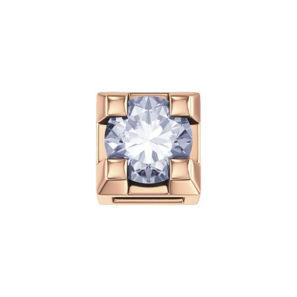 Charm Elements Griffe In Oro Rosa Con Diamante 0,02 ct DCHF3304.002