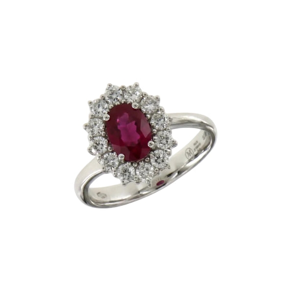 Anello Mirco Visconti con Rubino Naturale e Diamanti IE85/B20R