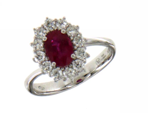 Anello Mirco Visconti con Rubino Naturale e Diamanti