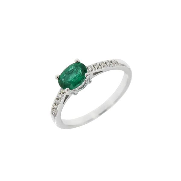 Anello Mirco Visconti con Smeraldo naturale e diamanti LF138/S