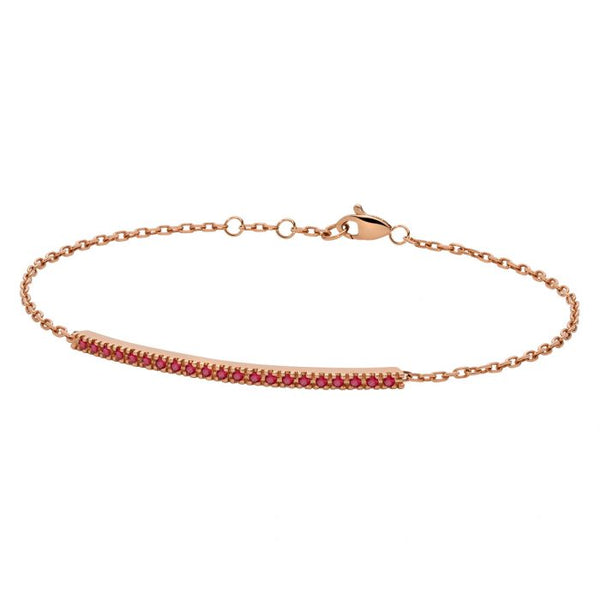 Bracciale Donna Oro Paddle In Oro E Rubini 0,020 ct