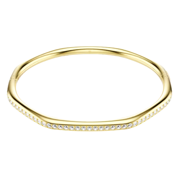 Bracciale Swarovski Rigido Dextera Ottagonale Placcato Oro Giallo -