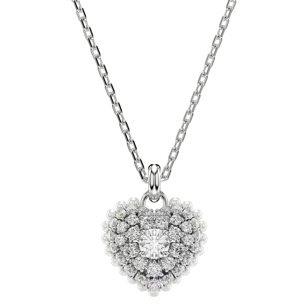 Collar con colgante de corazón de cristal Swarovski Hyperbola