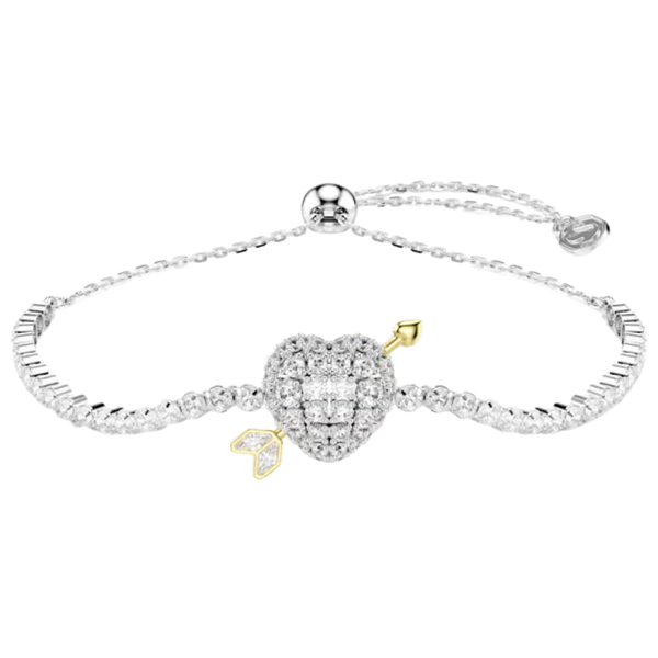 Bracciale Swarovski Idyllia Tennis Con Cuore Pavè 5742022