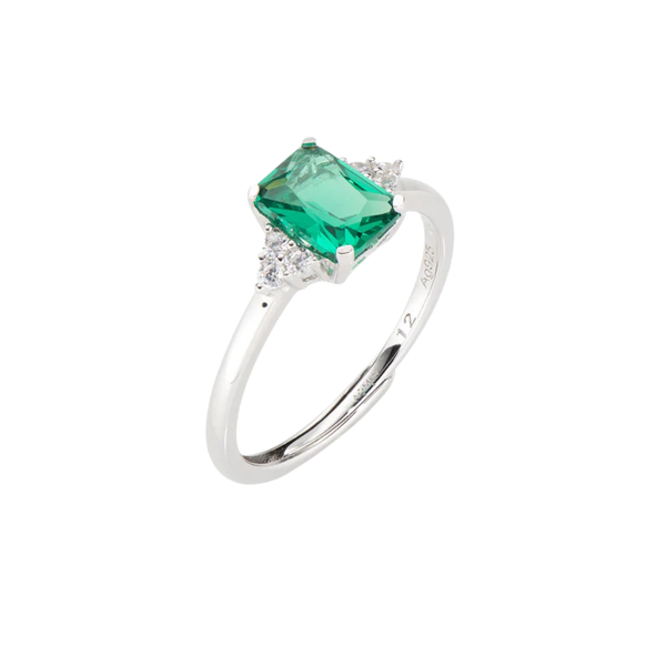 Anello Amen Regolabile Princess Con Zirconi Colorati E Bianchi RBABB
