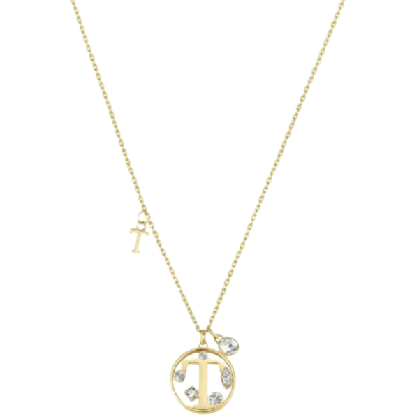Collana Brosway Chakra Alfabeto Iniziale T Dorata