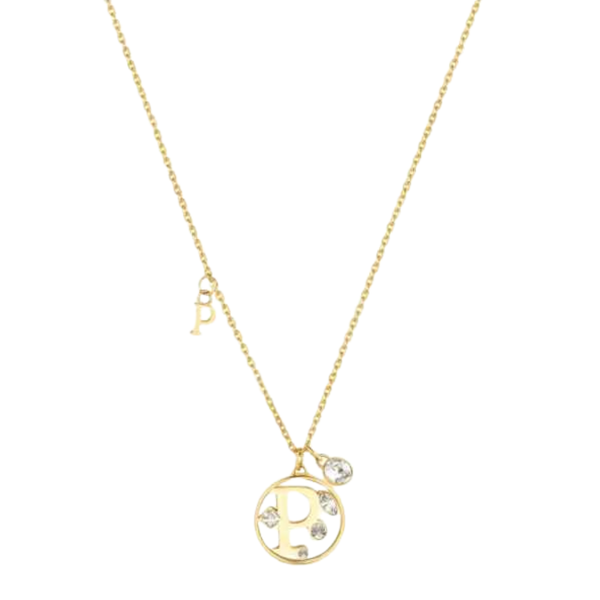 Collana Brosway Chakra Alfabeto Iniziale P Dorata