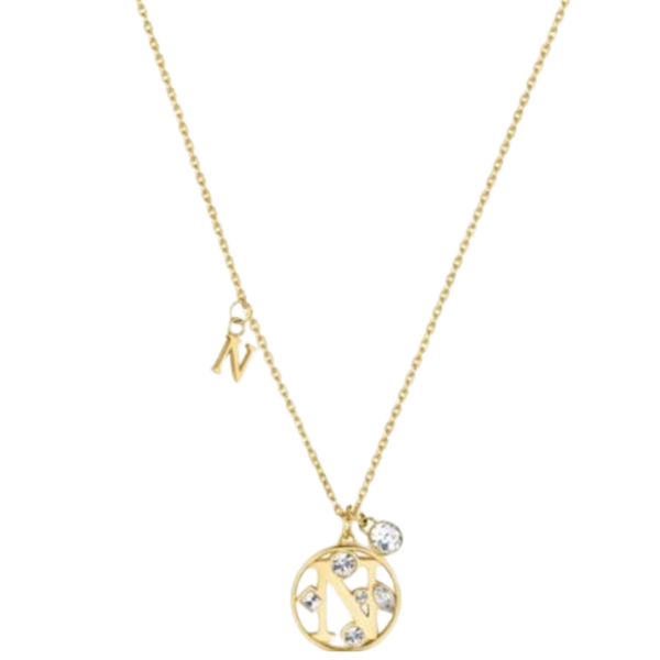 Collana Brosway Chakra Alfabeto Iniziale N Dorata