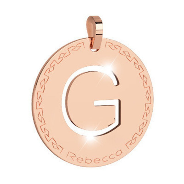 Rebecca Charm Mi Alfabeto Inicial Letra Mediana G Rosa