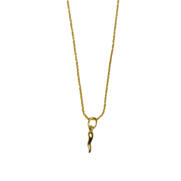 Collana Nove25 Pendente Cornino Piccolo Placcata Oro Giallo N25COL00368