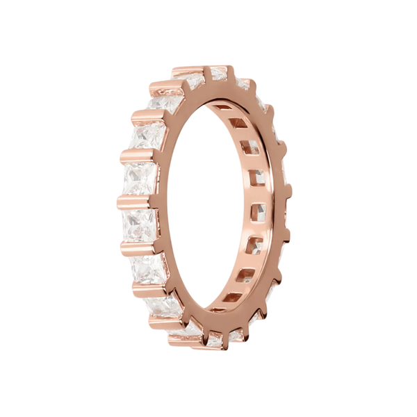 Anello Bronzallure Veretta Con Cubic Zirconia Quadrate WSBZ02030.W-54