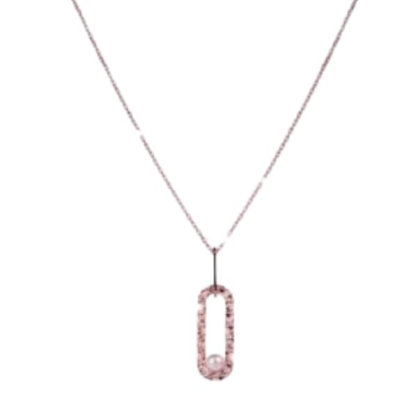 Rebecca R-Zero Pearl Rosè Necklace