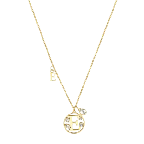 Collana Brosway Chakra Alfabeto Iniziale E Dorata BHKN031