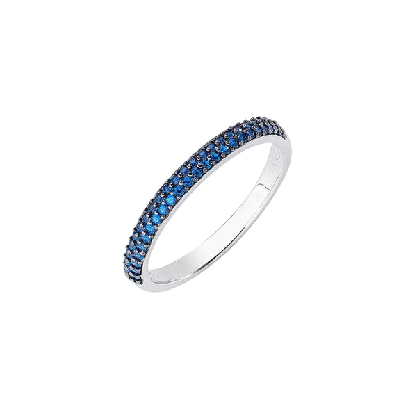 Anello Amen Fedina Con Zirconi Blu RPABBL-52