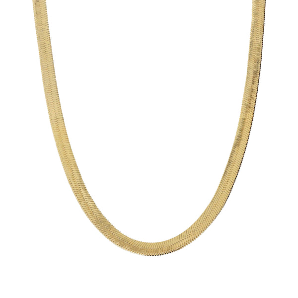 Collana Etrusca Girocollo Catena Snake Piatta