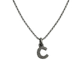Nove25 Initial C Dotted Necklace