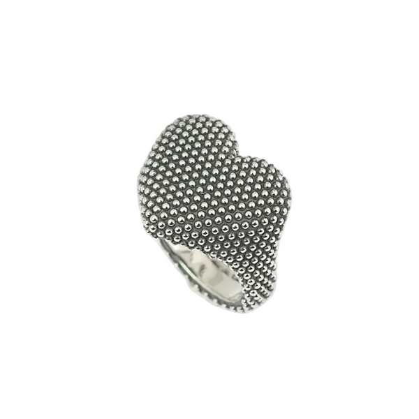 Nove25 Chevalier Dotted Heart Ring