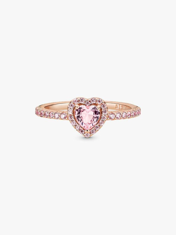 Anello Pandora Rosè Cuore In Rilievo Rosa