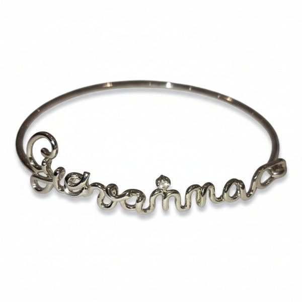 Bracciale Marcello Pane Nome Giovanna Argentato