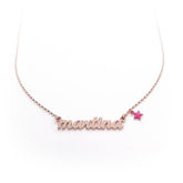 Collana Versari in Argento con Nome