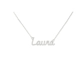 Collana Nome Laura In Acciaio 316