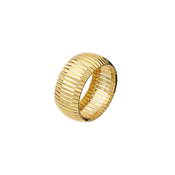 Anello Etrusca a Fascia Omega Diamantato WSET00983.YG
