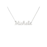 Collana Nome Michela In Acciaio 316