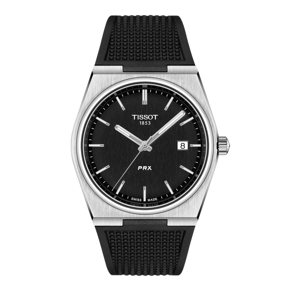 Tissot PRX con Quadrante Nero e Cinturino Nero T1374101705100