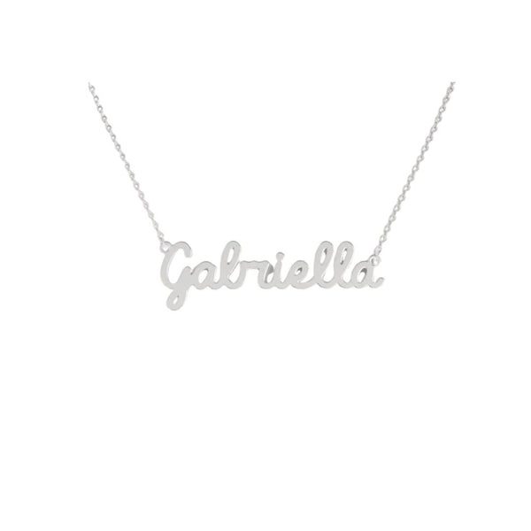Collana Nome Gabriella In Acciaio 316 -