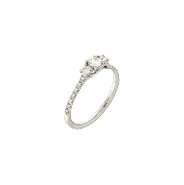Anello Mirco Visconti Trilogy con Diamanti e Brillanti sul Gambo LF465/20