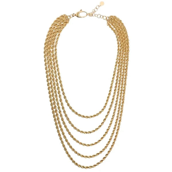 Collana Etrusca Mirage Multifilo Intrecciata WSET00939.YG