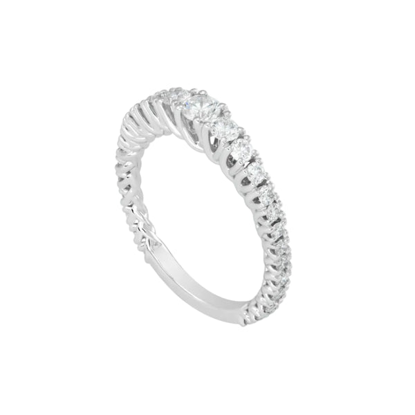 Veretta Golay a scalare con Diamanti Naturali ct. 0,82 G VS ABTRE1468A
