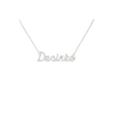 Collana Nome Desirèe In Acciaio 316
