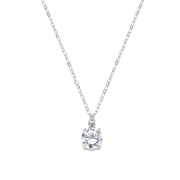 Collana Amen Diamond Con Solitario Bianco CL2SOBBZ