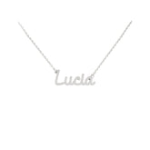 Collana Nome Lucia In Acciaio 316