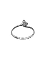 Anello Bibigì Solitario A 3 Punte Con Diamante Centrale