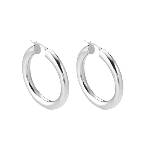 Orecchini Marcello Pane Cerchi In Argento