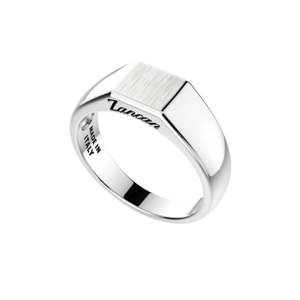 Anello Zancan In Argento Chevalier Incidibile