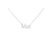 Collana Nome Mia In Acciaio 316