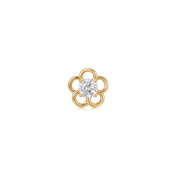 Charm Elements Fiorellino con diamante ECF13570.001