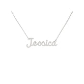 Collana Nome Jessica In Acciaio 316