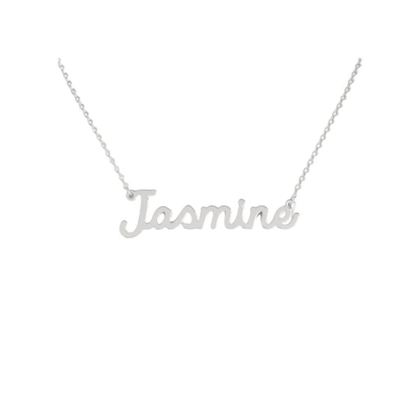 Collana Nome Jasmine Acciaio 316 -