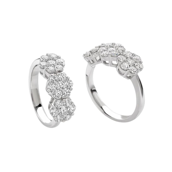 Anello Trilogy Giorgio Visconti in Oro e Diamanti -