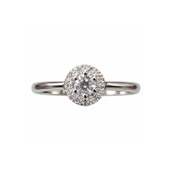 Anillo Solitario Giorgio Visconti en Oro y Diamantes AB15610AA