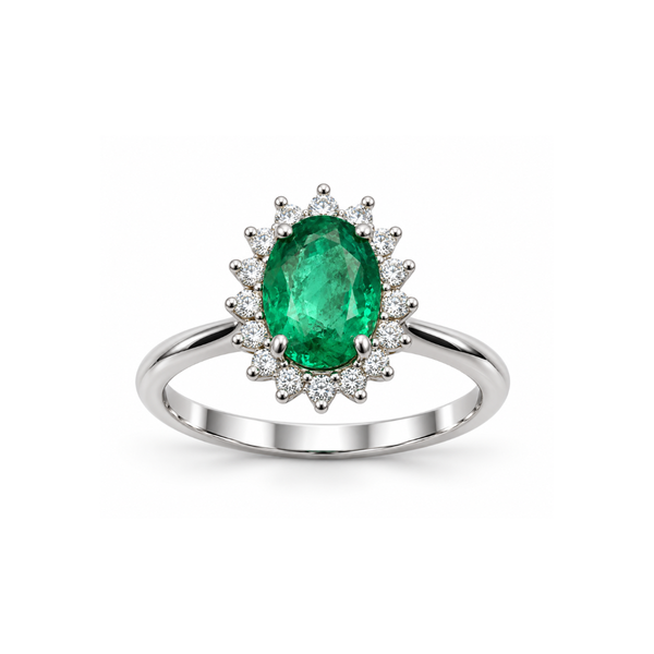 Anello Bibigì Con Smeraldo Naturale E Diamanti AK0003BSN75