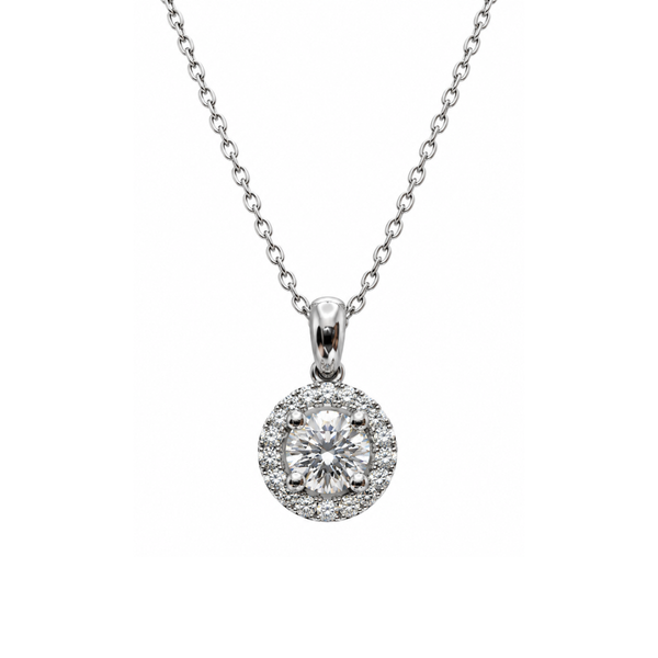 Collana Iannelli Punto Luce in Oro Bianco con Pendente con Diamanti JEP25PBRAVOB
