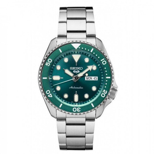 Seiko 5 Automatic Sports Watch with Green Dial SRPD61K1