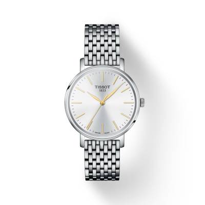 Orologio Donna Tissot Everytime Gent Acciaio Quarzo Solo Tempo Bianco