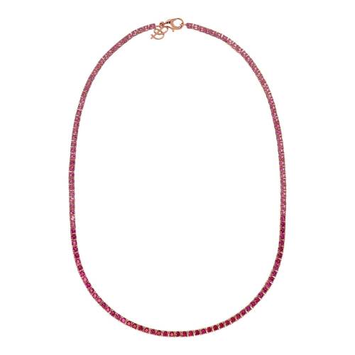 Bronzallure Collana Tennis con Cubic Zirconia Effetto dégradé